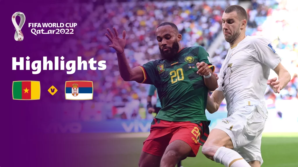 Camerún vs Serbia